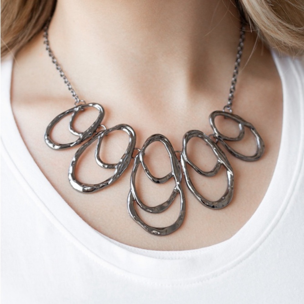Terra Storm - Black Necklace